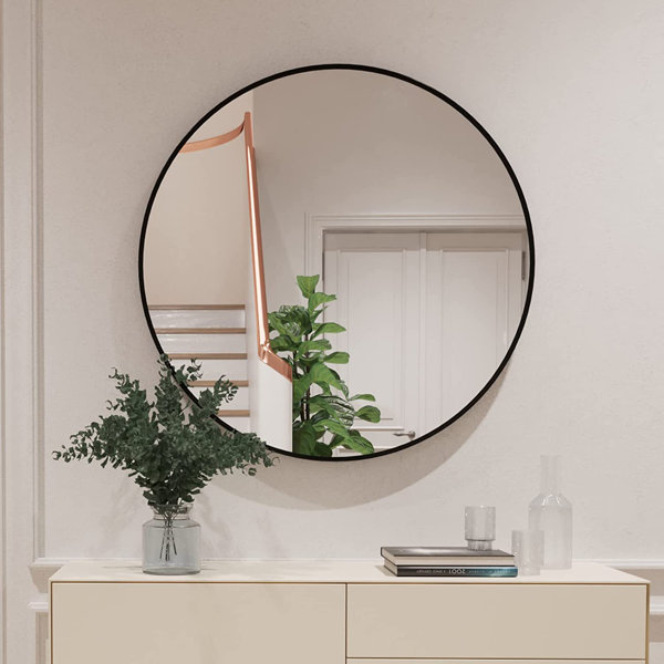 Round Wall Mounted Bathroom Mirrors Rispa